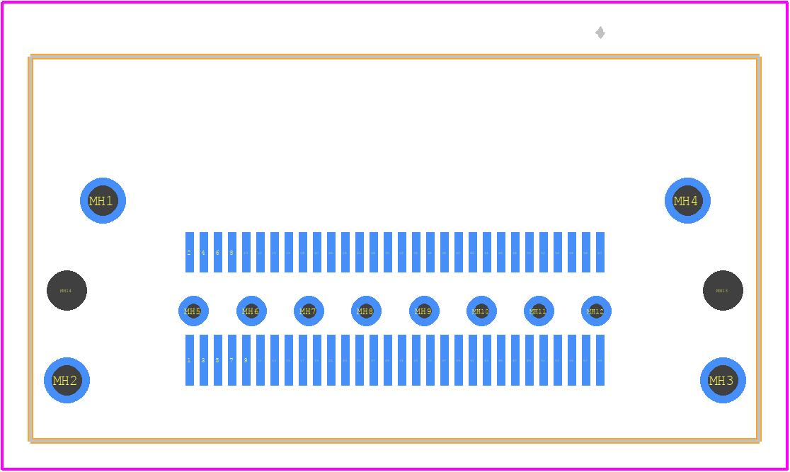 QSH-030-01-L-D-RA - SAMTEC PCB footprint - Other - Other - QSH-030-01-L-D-RA-2