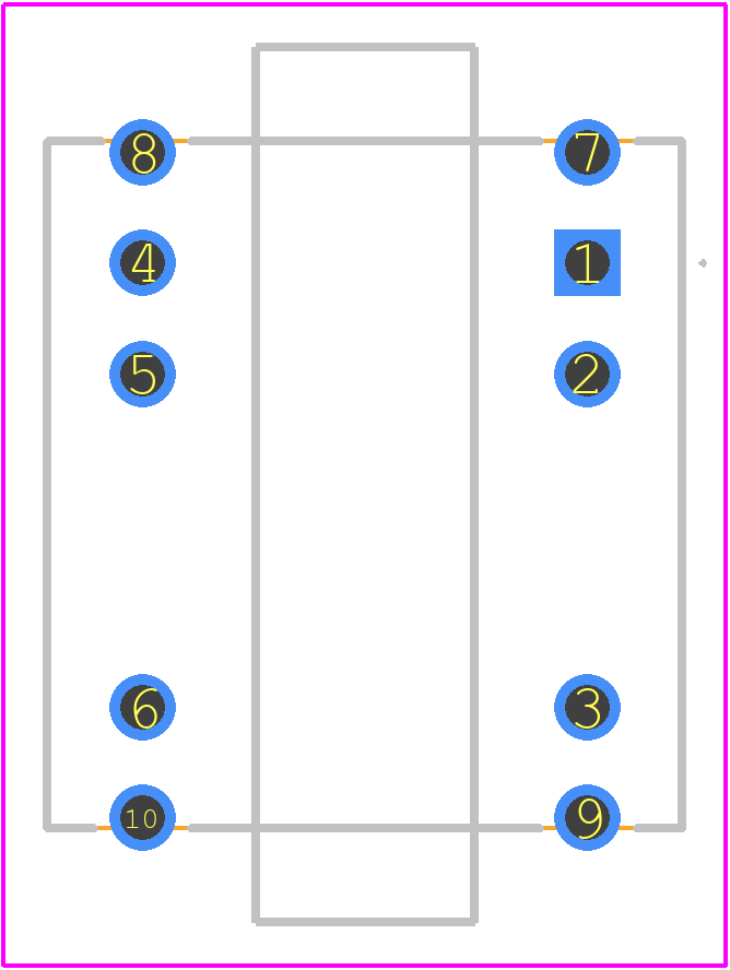 SK22BG13 - NKK Switches PCB footprint - Other - Other - SK22BG13-2