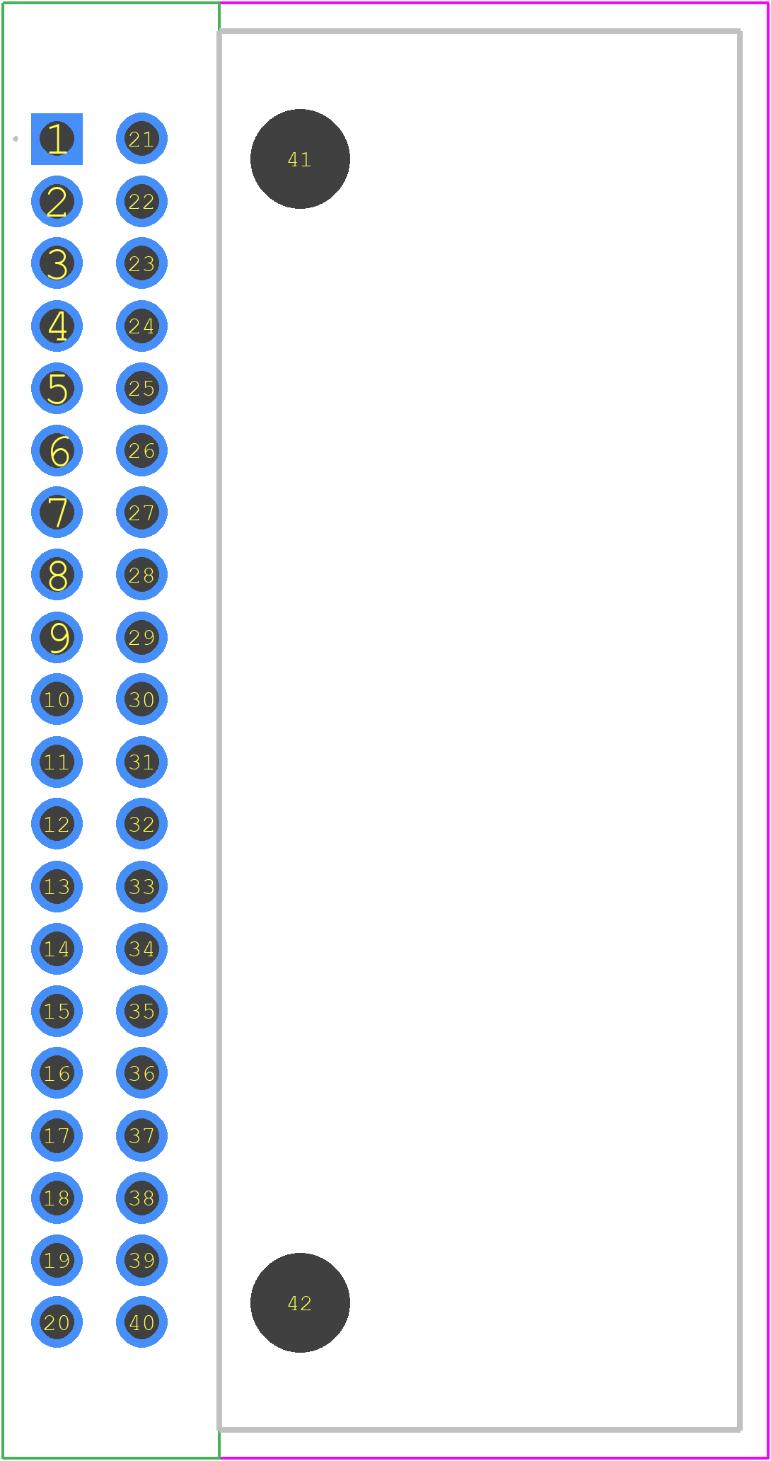 1318384-4 - TE Connectivity PCB footprint - Other - Other - 1318384-4-1
