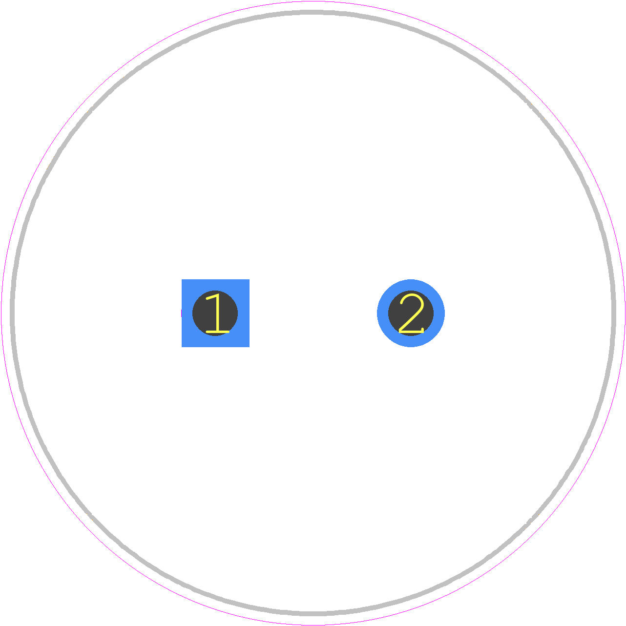 B41231B9338M000 - TDK PCB footprint - Capacitor, Polarized Radial Diameter - Capacitor, Polarized Radial Diameter - B41231 (30x40)