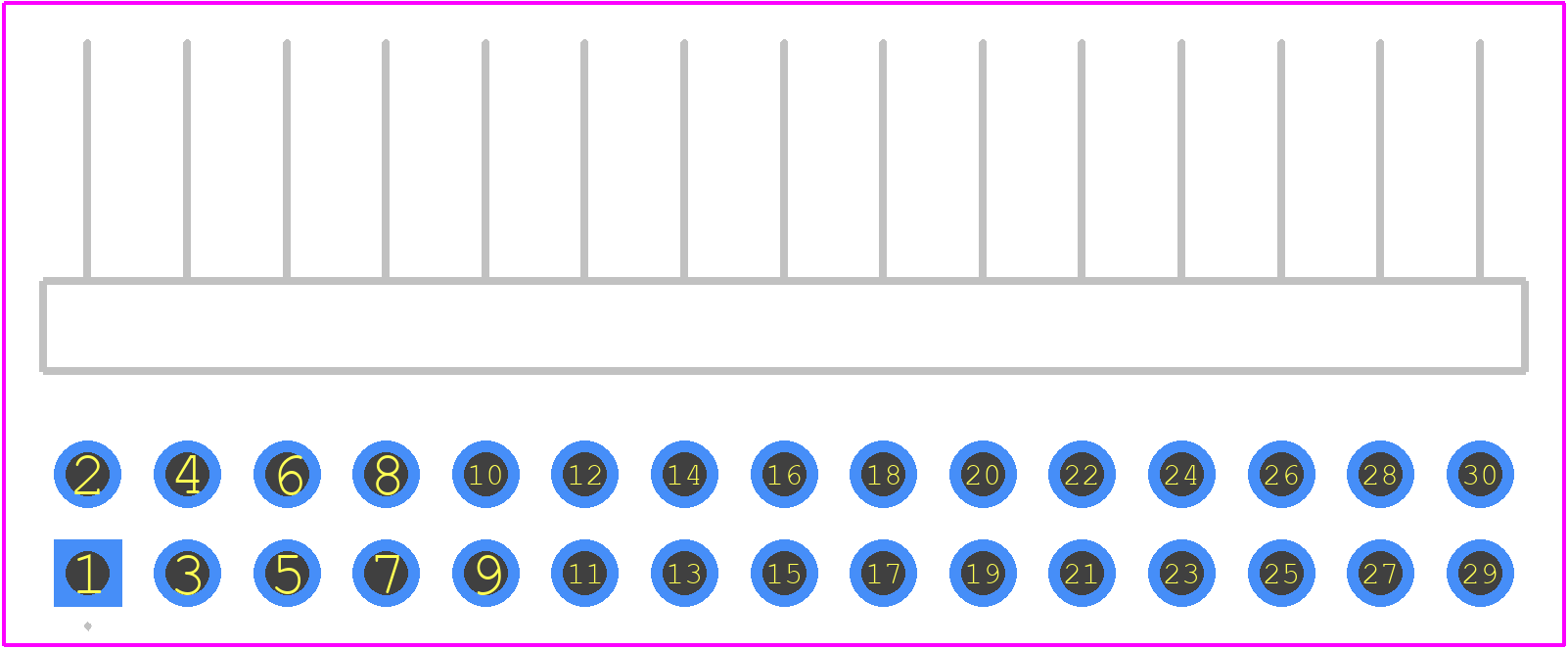 10-89-4302 - Molex PCB footprint - Other - Other - 10-89-4302-1