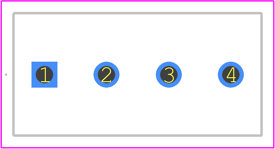 282857-4 - TE Connectivity PCB footprint - Other - Other - 282857-4-2