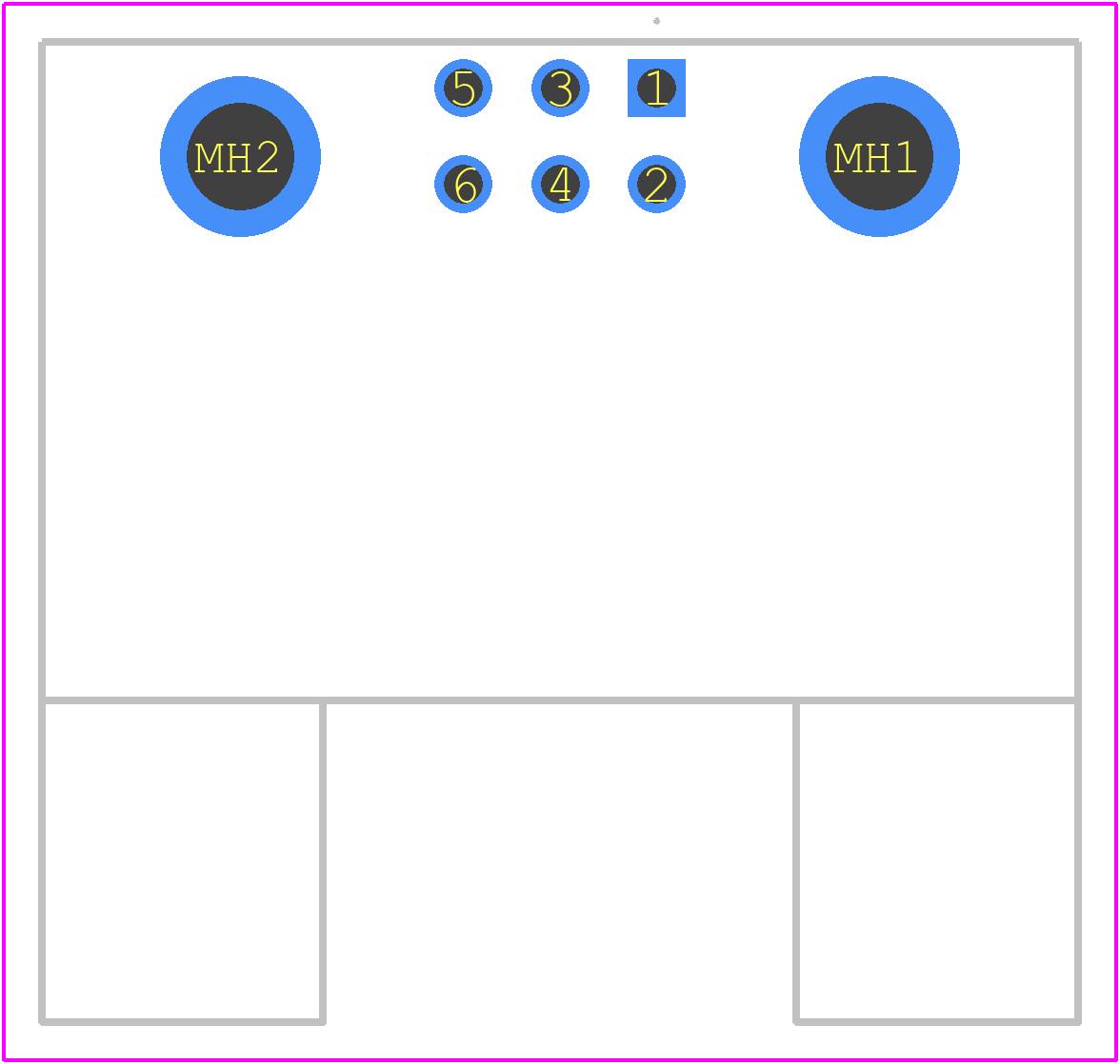 09 18 506 7903 - HARTING PCB footprint - Other - Other - 09 18 506 7903-4