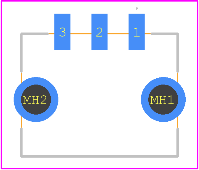 0436500309 - Molex PCB footprint - Other - Other - 0436500309-1
