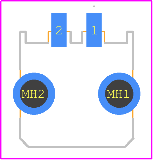 0436500210 - Molex PCB footprint - Other - Other - 0436500210-2