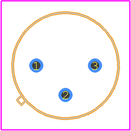 VP2206N2 - Microchip PCB footprint - Other - Other - TO-39 **