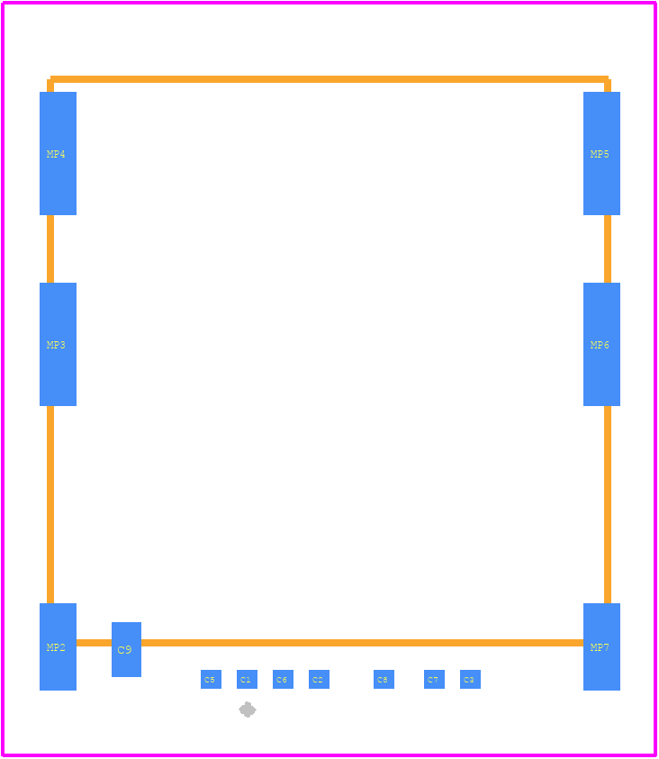 503960-0695 - Molex PCB footprint - Other - Other - 503960-0695-4