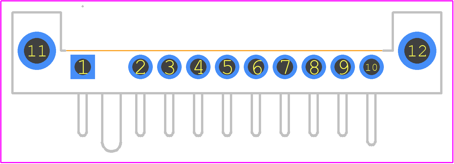 1746092-1 - TE Connectivity PCB footprint - Other - Other - 1746092-1-2