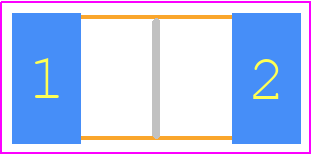 CSS2H-2512K-3L00F - Bourns PCB footprint - Resistor Chip - Resistor Chip - CSS2H-2512K-3L00x