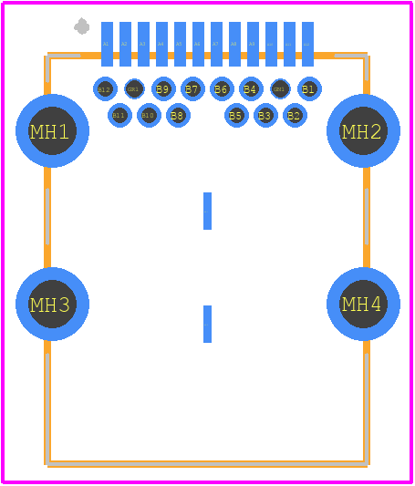 SS-52400-002 - BelFuse PCB footprint - Other - Other - SS-52400-002-2