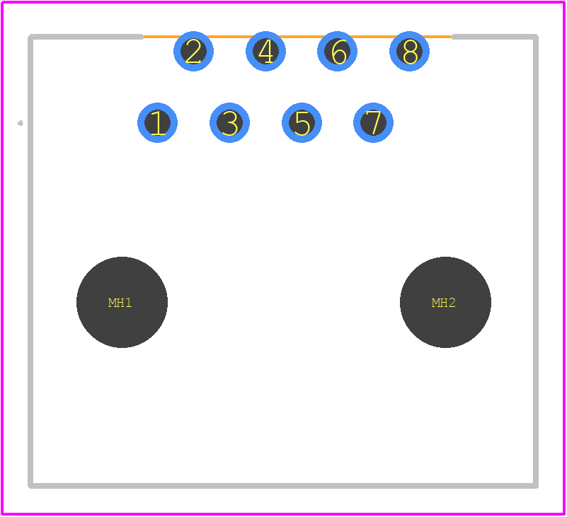 MTJ-883X1 - Multicomp Pro PCB footprint - Other - Other - MTJ-883X1-2