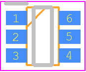 MAX6043BAUT10+T - Analog Devices PCB footprint - Small Outline Packages - Small Outline Packages - 21-0058