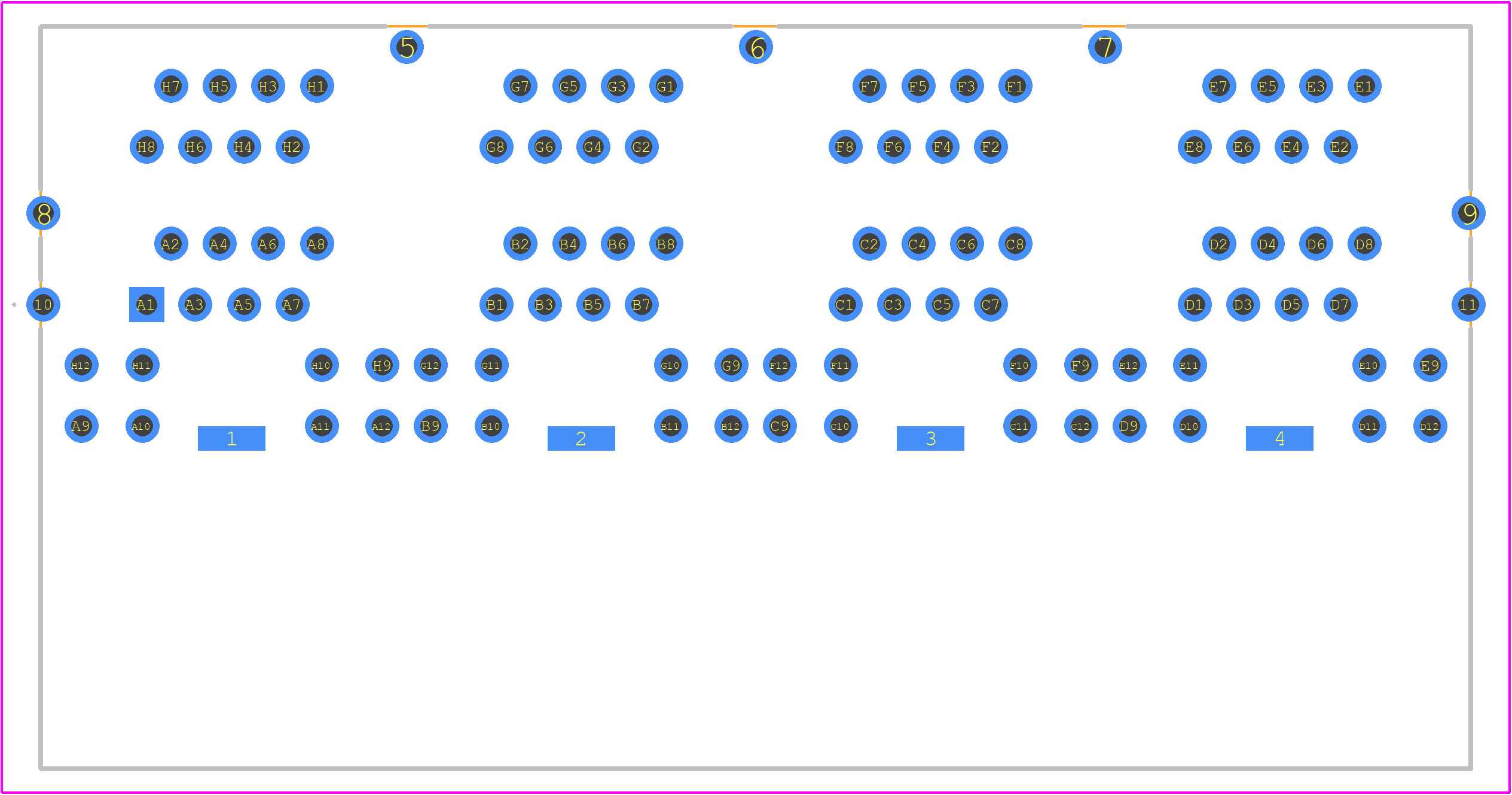 6368062-4 - TE Connectivity PCB footprint - Other - Other - 6368062-4-2