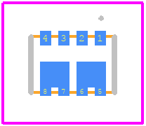 DMN3035LWN-7 - Diodes Incorporated PCB footprint - Other - Other - V-DFN3020-8 (Type N)