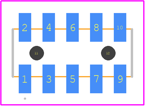 M22-5300505 - Harwin PCB footprint - Other - Other - M22-5300505-1
