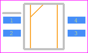 VOS618A-3X001T - Vishay PCB footprint - Small Outline Packages - Small Outline Packages - VOS618A-3X001T