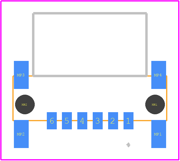384804 - TE Connectivity PCB footprint - Other - Other - 384804-1