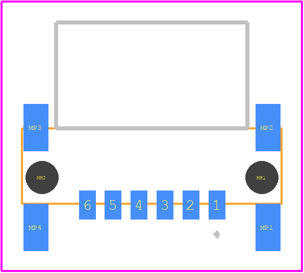 384803 - TE Connectivity PCB footprint - Other - Other - 384803-1
