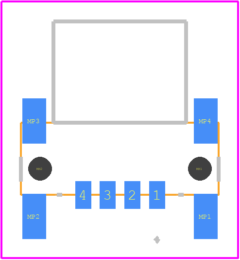 364485 - ERNI PCB footprint - Other - Other - 364485-1