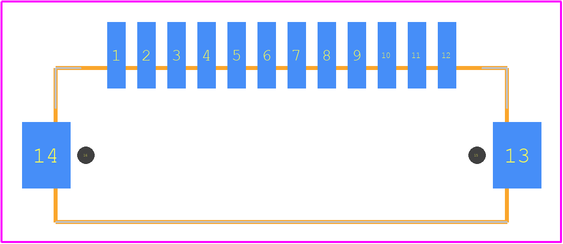 1-292227-2 - TE Connectivity PCB footprint - Other - Other - 1-292227-2-2