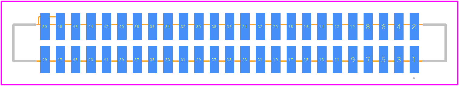 SFC-125-T2-L-D - SAMTEC PCB footprint - Other - Other - SFC-125-T2-L-D