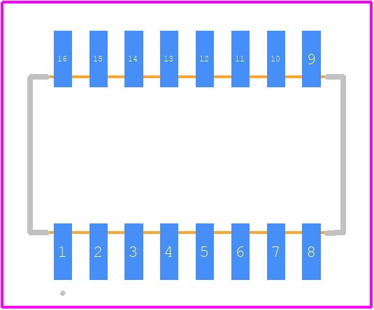 4816P-R2R-103LF - Bourns PCB footprint - Other - Other - SOM-16