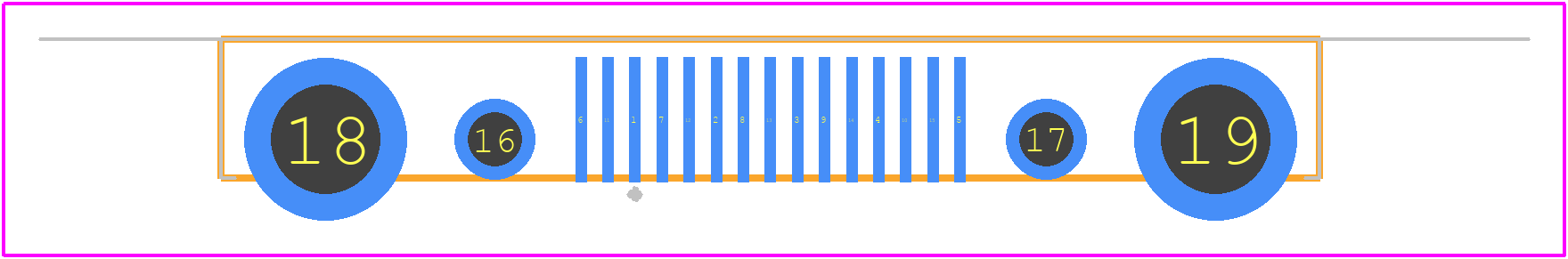 200-015-263R001 - NorComp PCB footprint - Other - Other - 200-015-263R001