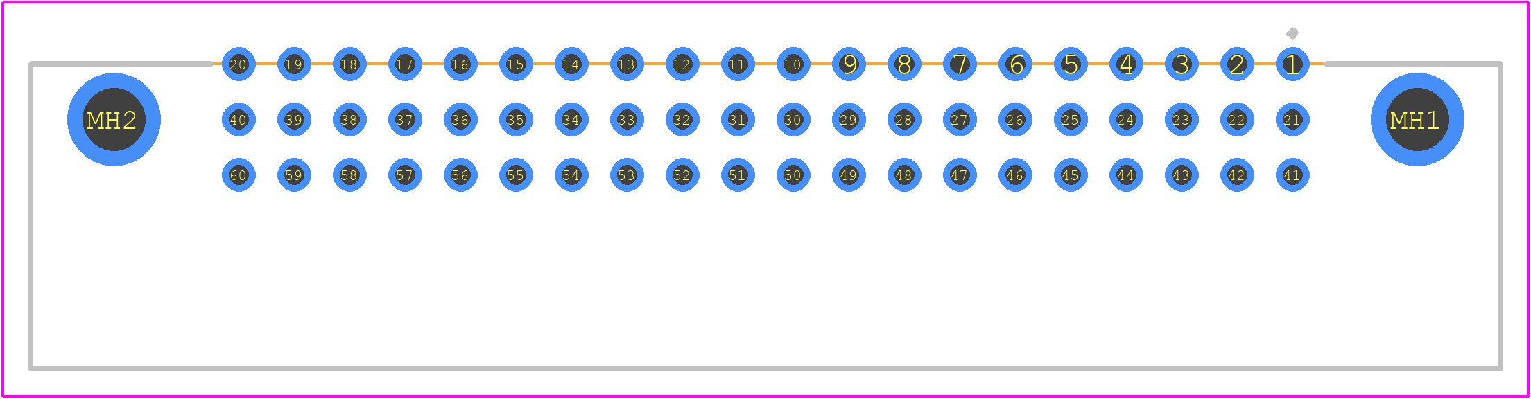 M83-LML3M7N60-0000-000 - Harwin PCB footprint - Other - Other - M83-LML3M7N60-0000-000-1