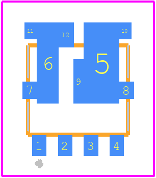 SQJ940EP-T1_GE3 - Vishay PCB footprint - Other - Other - PowerPAK® SO-8L Asymmetric