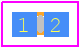0201DS-3N3XJEU - COILCRAFT PCB footprint - Ferrite Bead Chip - Ferrite Bead Chip - 0201DS-3N3XJEU