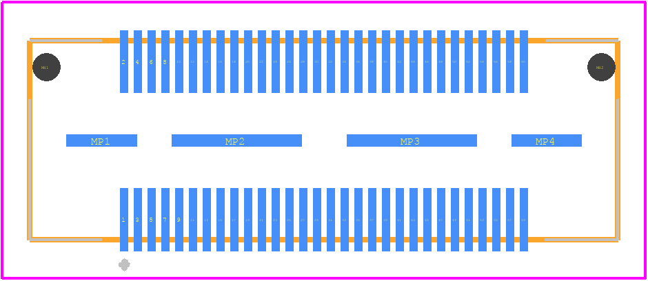 QSH-030-01-L-D-A-K-TR - SAMTEC PCB footprint - Other - Other - QSH-030-01-L-D-A-K-TR-2
