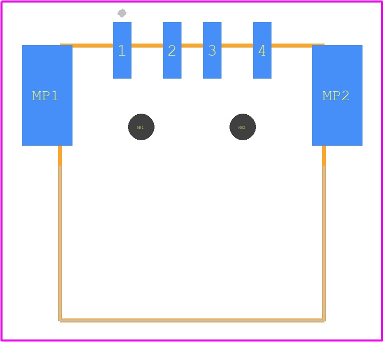 USB-A-S-F-W-SM2 - SAMTEC PCB footprint - Other - Other - USB-A-S-F-W-SM2-1
