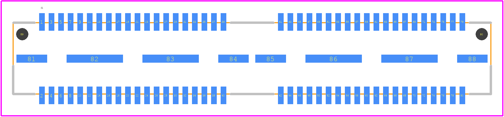 QTE-040-01-F-D-A - SAMTEC PCB footprint - Other - Other - QTE-040-01-F-D-A-1