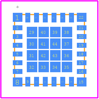 SKY65364-21 - Skyworks PCB footprint - Other - Other - SKY65364-21-1