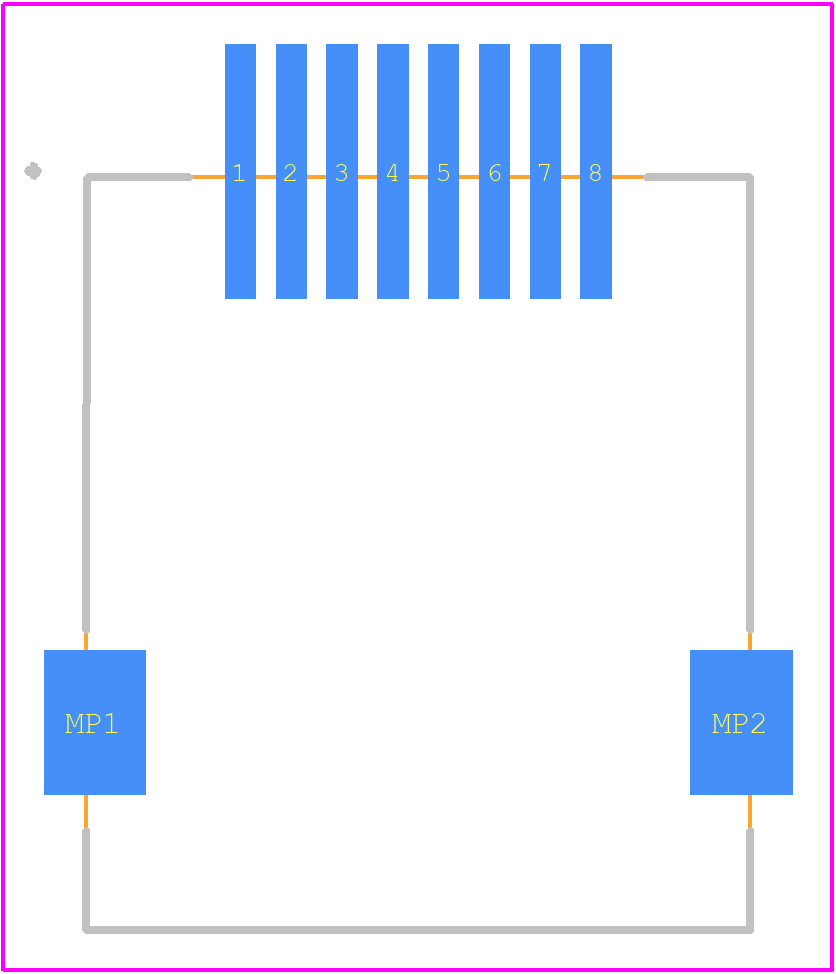 85543-7002 - Molex PCB footprint - Other - Other - 85543-7002-1