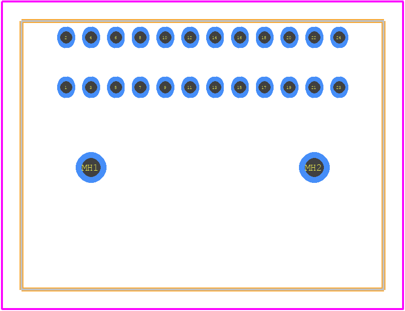 6-104069-2 - TE Connectivity PCB footprint - Other - Other - 6-104069-2-1