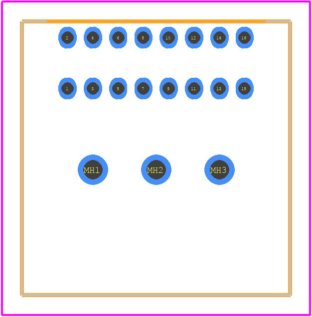 6-104069-1 - TE Connectivity PCB footprint - Other - Other - 6-104069-1-1