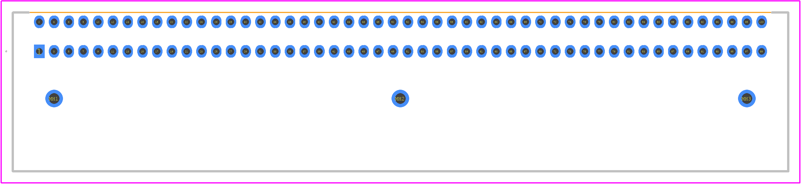 1-104069-7 - TE Connectivity PCB footprint - Other - Other - 1-104069-7-1