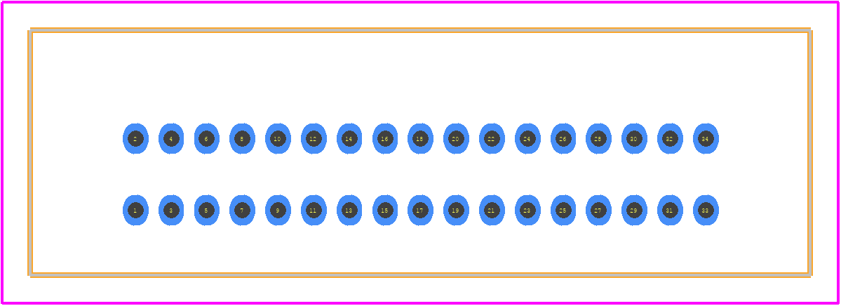 1-104068-3 - TE Connectivity PCB footprint - Other - Other - 1-104068-3-2