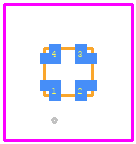 MIC94044YFL-TR - Microchip PCB footprint - Other - Other - 4-Lead 1.2 mm × 1.2 mm UDFN [HEA]