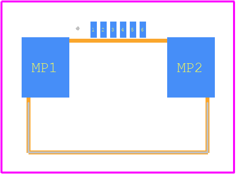 52745-0633 - Molex PCB footprint - Other - Other - 52745-0633-3