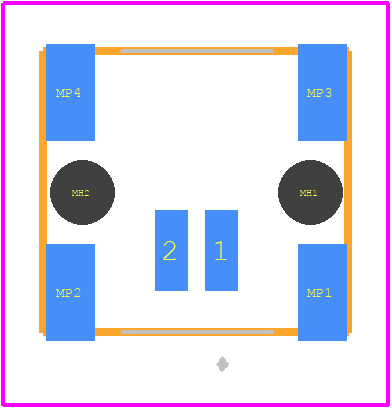 284695 - ERNI PCB footprint - Other - Other - 284695-4