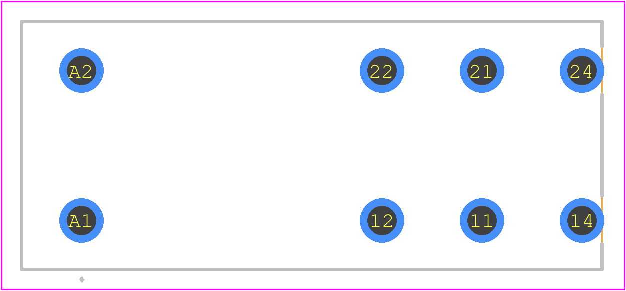 40.52.9.024.0001 - FINDER PCB footprint - Other - Other - 40.52.9.024.0001-2