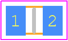 MC01W0805575K - Multicomp Pro PCB footprint - Resistor Chip - Resistor Chip - MC01W0805