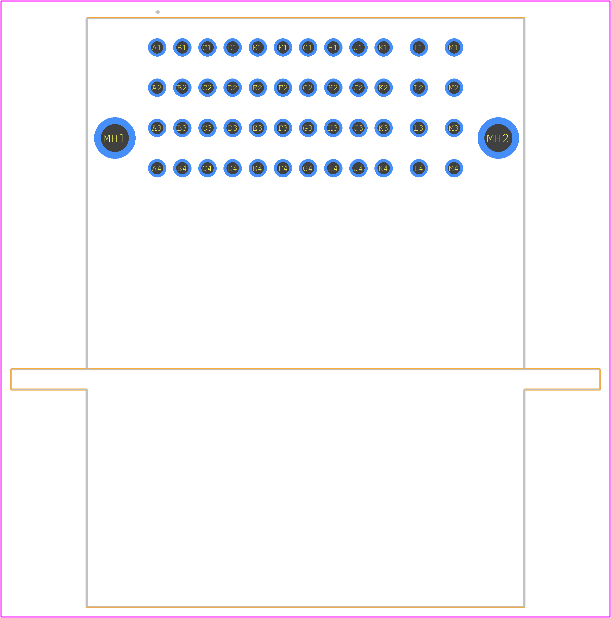 36638-0002 - Molex PCB footprint - Other - Other - 36638-0002_1