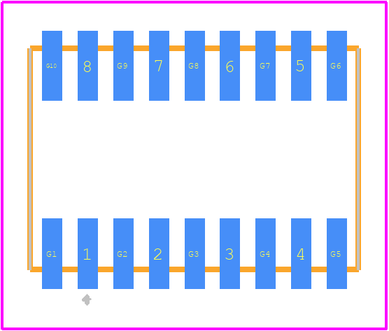 G6K-2F-RF-V DC5 - OMRON Electronics PCB footprint - Other - Other - G6K-2F-RF-V DC12-3