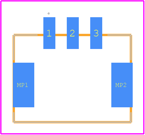 502494-0370 - Molex PCB footprint - Other - Other - 502494-0370-2