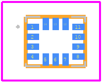 ICM-20600 - TDK PCB footprint - Other - Other - 14 Lead LGA (2.5x3x0.91)_1