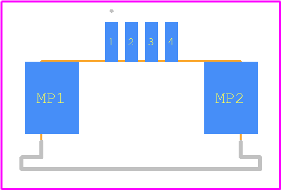 487952-4 - TE Connectivity PCB footprint - Other - Other - 487952-4-2