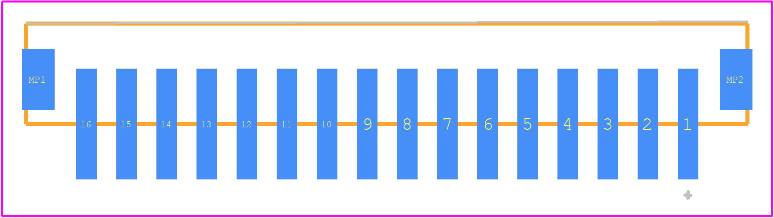 B16B-PH-SM4-TB - JST (JAPAN SOLDERLESS TERMINALS) PCB footprint - Other - Other - B16B-PH-SM4-TB-1